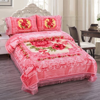 STARGOLD Korea Quality Blanket Set of 4 Pieces King Size Super Soft Double Ply Combo Blanket