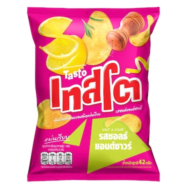 Tasto Salt &amp; Sour Potato Chips &ndash; 42 g