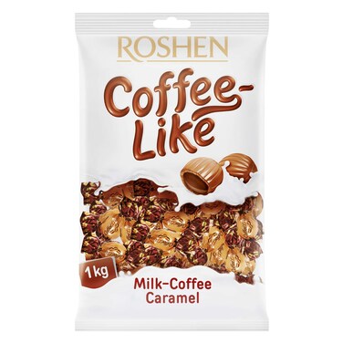 Roshen Coffee &amp; Milk Candies &ndash; 1 kg