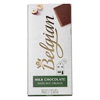Belgian Milk Chocolate with Hazelnut Crunch – 70 g