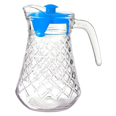 MisterHome Glass Jug &ndash; 1.43L &ndash; Blue