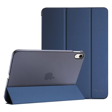 Apple iPad Pro 10.5 Case, Slim Stand Protective Cover with Hard Shell Back for 10.5-inch iPad &ndash; Blue Foldable Design