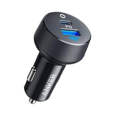 Anker PowerDrive PD+ 2 Car Charger USB PD (Power Delivery), 35 Watts, Dual USB (USB-A/USB-C), Black