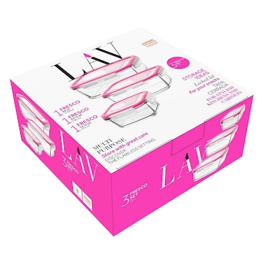 LAV Food Container Set &ndash; 3 Pieces