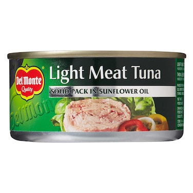 Del Monte Light Meat Tuna in Sunflower Oil &ndash; 185 g
