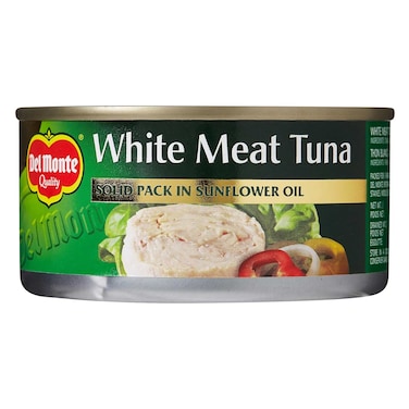 Del Monte White Meat Tuna in Sunflower Oil &ndash; 185 g