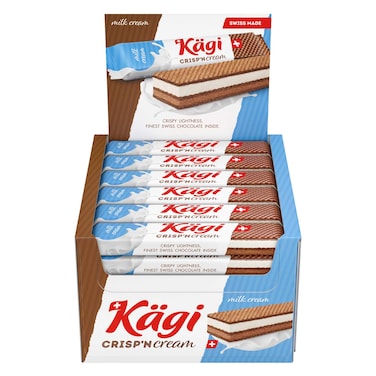 KAGI CRSPN CRM MILK CHO WAFR 16GX30