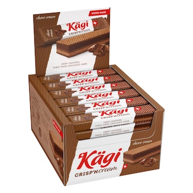 Kagi Crisp'N Cream Belgian Chocolate Filled Wafer, 16g x30