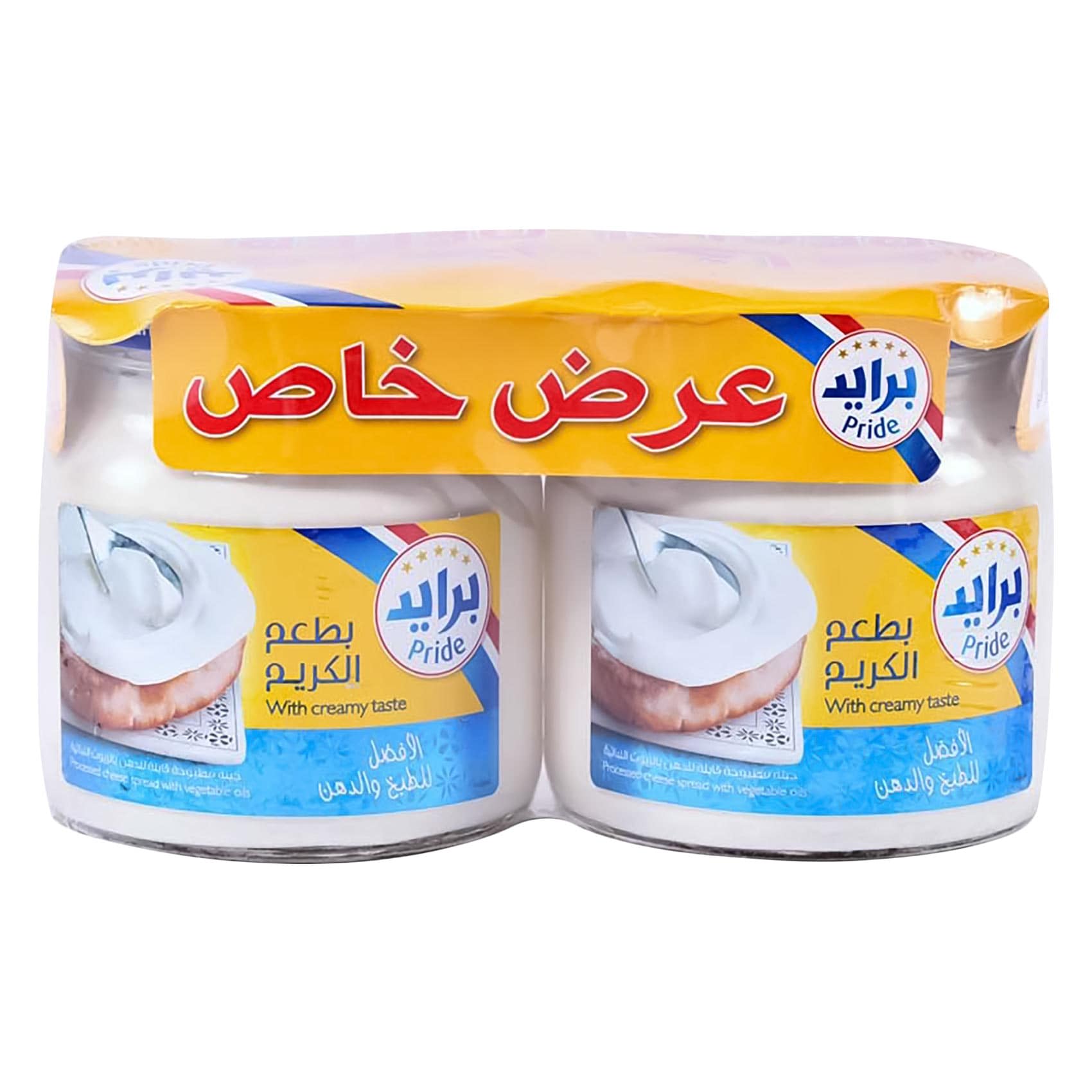 برايد شبيه جبنة كريمية برطمان زجاج 450 جرام × 2