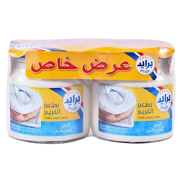 Pride Analogue Cream Cheese Glass Jar 450g x2