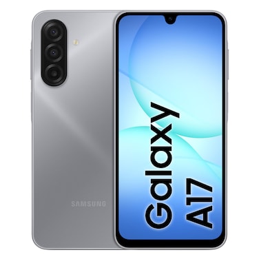 سامسونج جالكسي A17 – هاتف ذكي – 128 جيجابايت، 4 جيجابايت رام، الجيل الرابع – رمادي