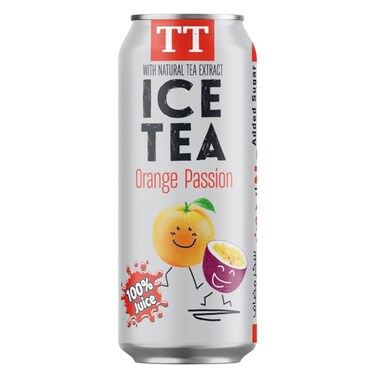 TT Orange &amp; Passion Fruit No Added Sugar Ice Tea Drink &ndash; 330 ml