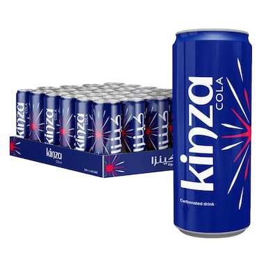 كينزا مشروب غازي بنكهة الكولا، 250 مل ×30