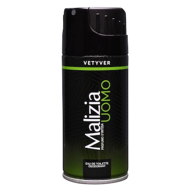 Malizia Uomo - Guaranteed Vetyver - Eau De Toilette Deodorant 150ML