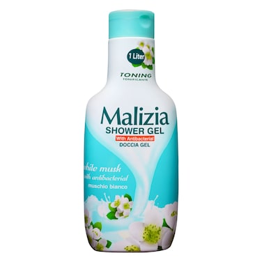 Malizia Shower Gel White Musk, 1000ml