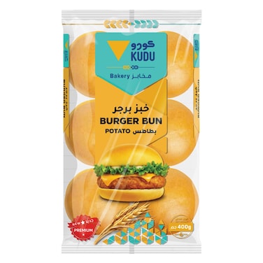 Kudu Burger Bun Potato 6pcs 400g