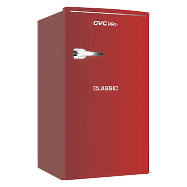 جي في سي برو - ثلاجة كلاسيكية بباب واحد 86 لتر GVRG-129 أحمر