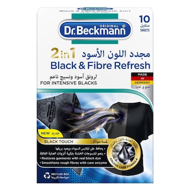 Dr. Beckmann - Black &amp; Fibre Refresh 2-In-1 Laundry Sheets, 10 Pieces