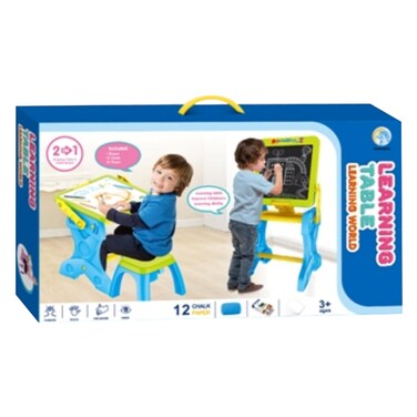 Kids Learning Activity Table 2-in-1 &ndash; Blue