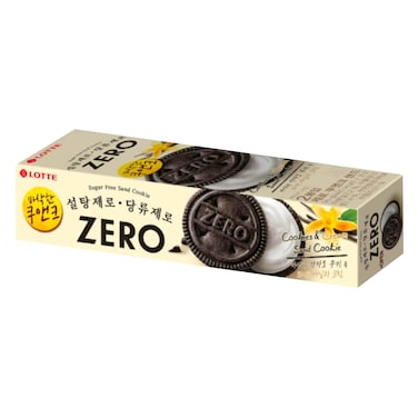 لوتي زيرو بسكويت ساندويتش مع الكريمة، بدون سكر مضاف، 96 جرام