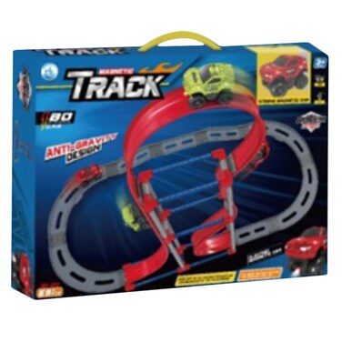 Magnetic Track Car Play Set &ndash; Battery Operated