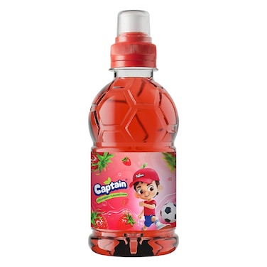 Captain Sport Strawberry Flavored Drink &ndash; 250 ml Bottle