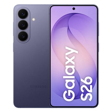 هاتف سامسونج جالاكسي S26 الذكي، 256 جيجابايت، 12 جيجابايت رام، 5G، بنفسجي كوبالت