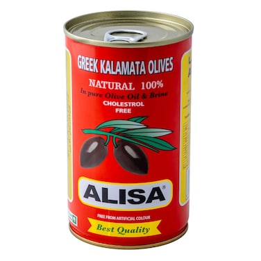 ALISA GREEK KALAMATA OLIVES 340G
