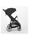 عربة أطفال، منذ الولادة، عربة أطفال خفيفة الوزن، قابلة للطي بيد واحدة، مدمجة، سهلة التشغيل، مكان مقعد مريح، لون أسود  TC-07