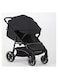 عربة أطفال، منذ الولادة، عربة أطفال خفيفة الوزن، قابلة للطي بيد واحدة، مدمجة، سهلة التشغيل، مكان مقعد مريح، لون أسود  TC-07