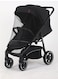 عربة أطفال، منذ الولادة، عربة أطفال خفيفة الوزن، قابلة للطي بيد واحدة، مدمجة، سهلة التشغيل، مكان مقعد مريح، لون أسود  TC-07