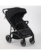 عربة أطفال، منذ الولادة، عربة أطفال خفيفة الوزن، قابلة للطي بيد واحدة، مدمجة، سهلة التشغيل، مكان مقعد مريح، لون أسود  TC-07