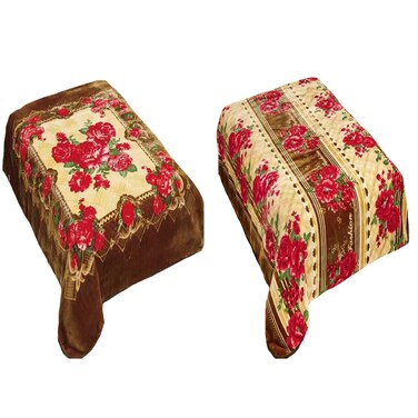 Double-sided winter blanket, king size, 200*240 cm, model YHD-3