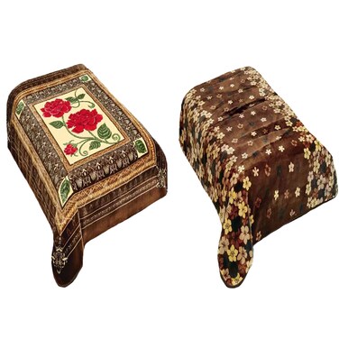 Double-sided winter blanket, king size, 200*240 cm, model YHD-4