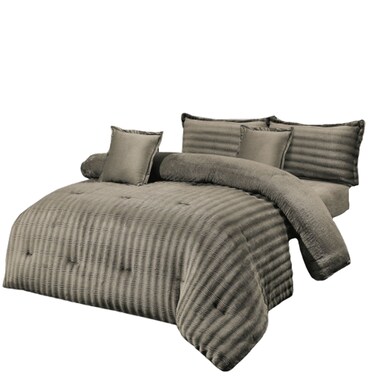 winter Comforter Set 6 pieces King Size TX-009