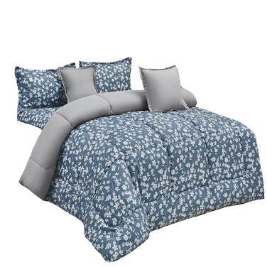 طقم لحاف شتوي6 قطع وجهين مقاس كينغ EL-2-007