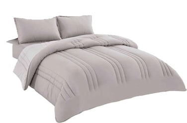 طقم لحاف ربيعي و خريفي وجهين 4 قطع مقاس مفرد XABF-002