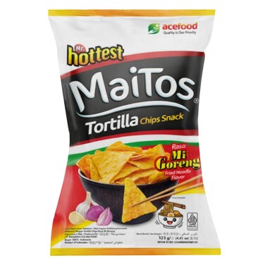 Miatos Tortilla Chips Mi Goreng Flavor 125g