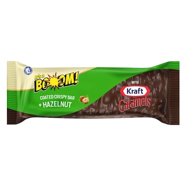 It's A Boom Coated Crispy Bar with Kraft Hazelnut Caramel &ndash; 40 g