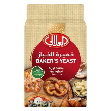 العلالي خميرة فورية جافة 125 جرام