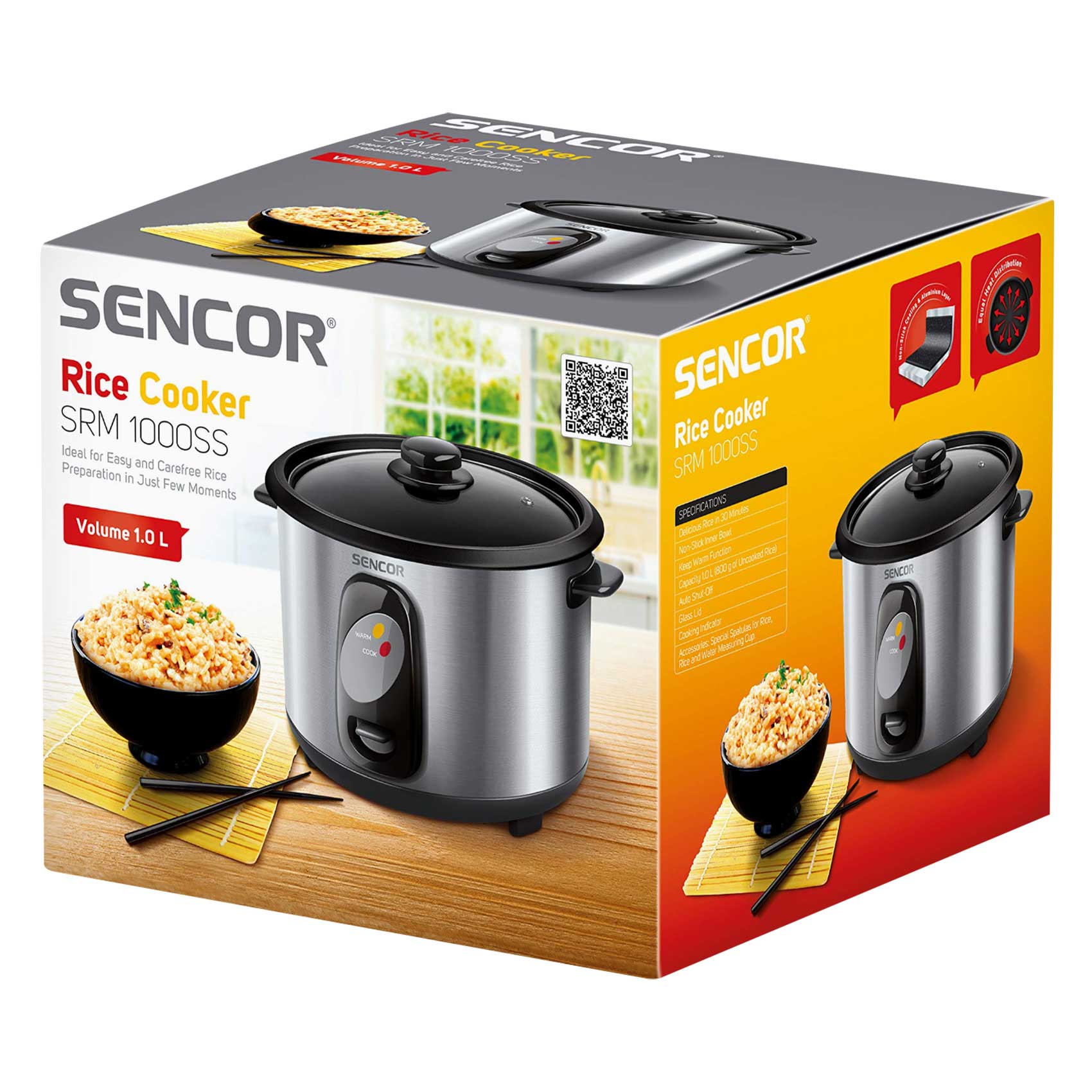 Careffore Cooking Rice Buy Sencor Rice Cooker 1l 400w (SRM 1000SS) Online | Carrefour KSA