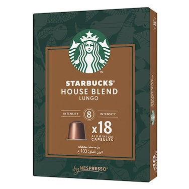 Starbucks House Blend Lungo Coffee Capsules &ndash; 93.6 g