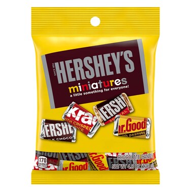 HERSHEYS MINIATURES ASSORT 136G