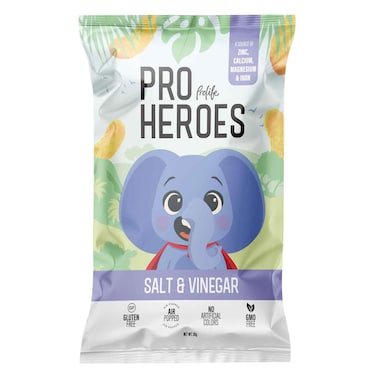 Prolife - Pro Heroes - Corn Puff Salt &amp; Vinegar Flavor 35g
