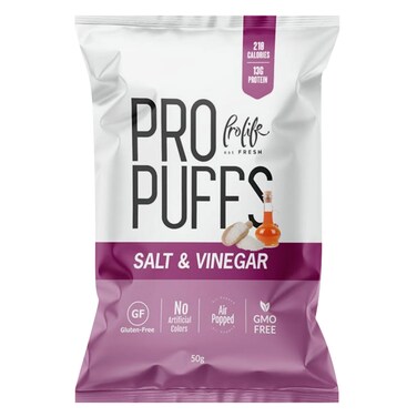 Prolife - Pro Puffs - Corn Puffs Saly &amp; Vinegar Flavor 50g