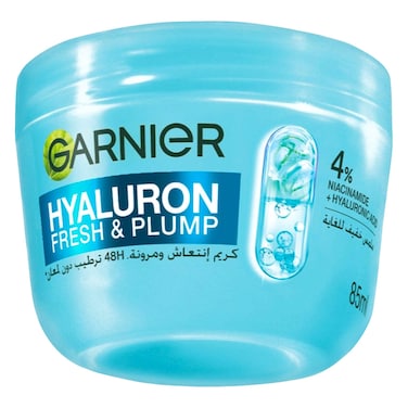 Garnier Hyaluronic Acid Plumping Cream 48H Hydration, Fresh &amp; Plump, 85ml
