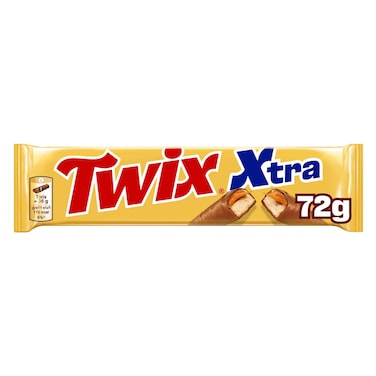 Twix Twin Xtra Chocolate Bar &ndash; 72 g