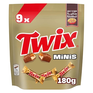 Twix Chocolate Biscuit Bar &ndash; 180 g