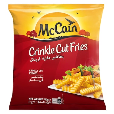ماكين بطاطس مقلية مجمدة مقطعة مموجة – 750 جرام