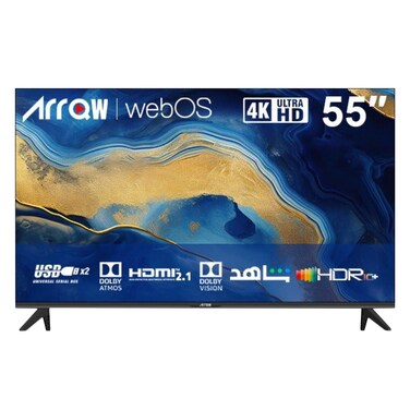 اركو تلفزيون ذكي 55 بوصة 4K QLED ويب او اس